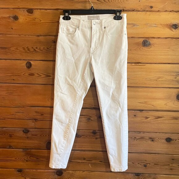 Everlane Mid Rise Skinny Jean White Denim 26 - Picture 10 of 13